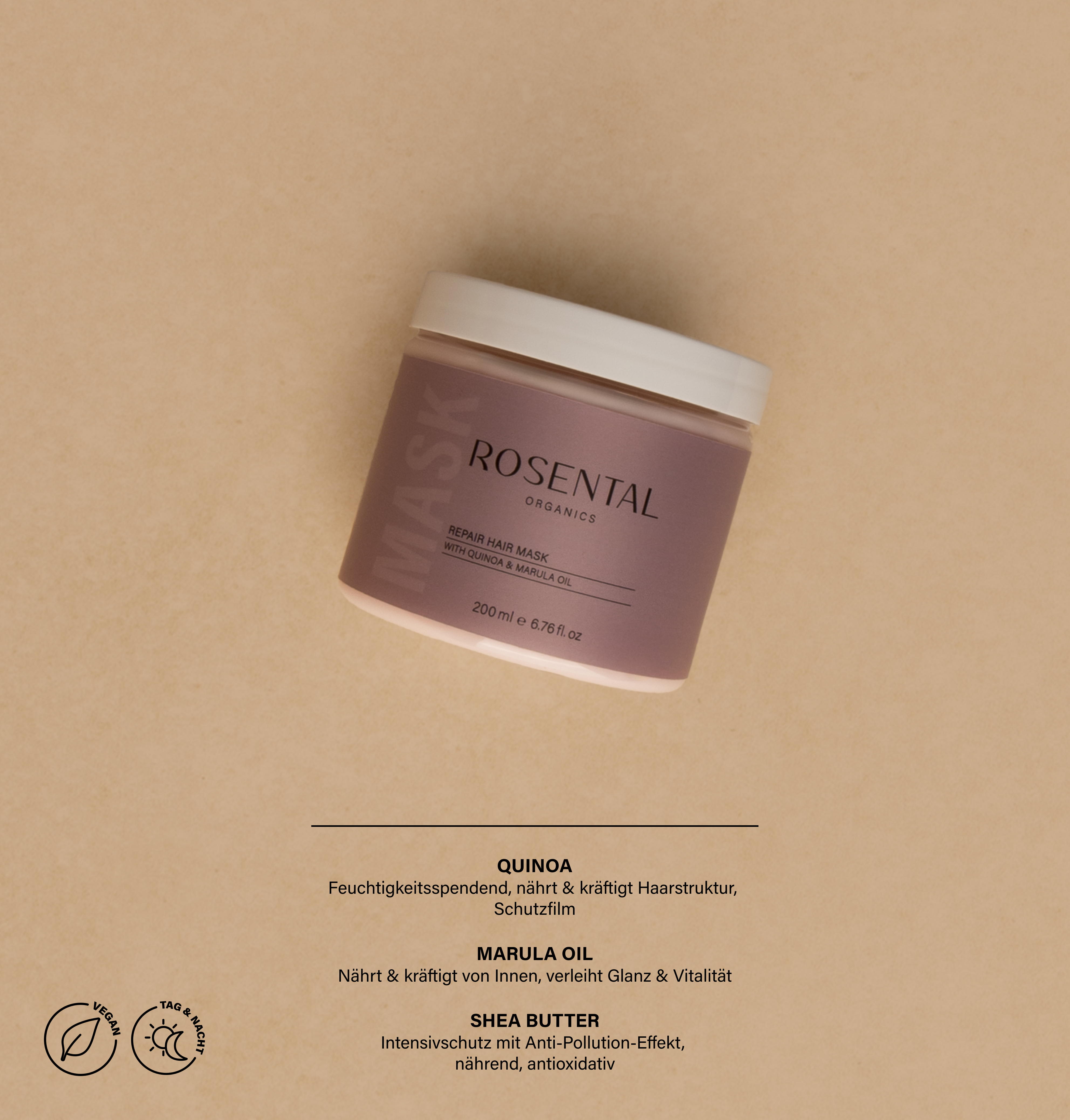 Repair Hair Mask | with Quinoa & Marula Oil