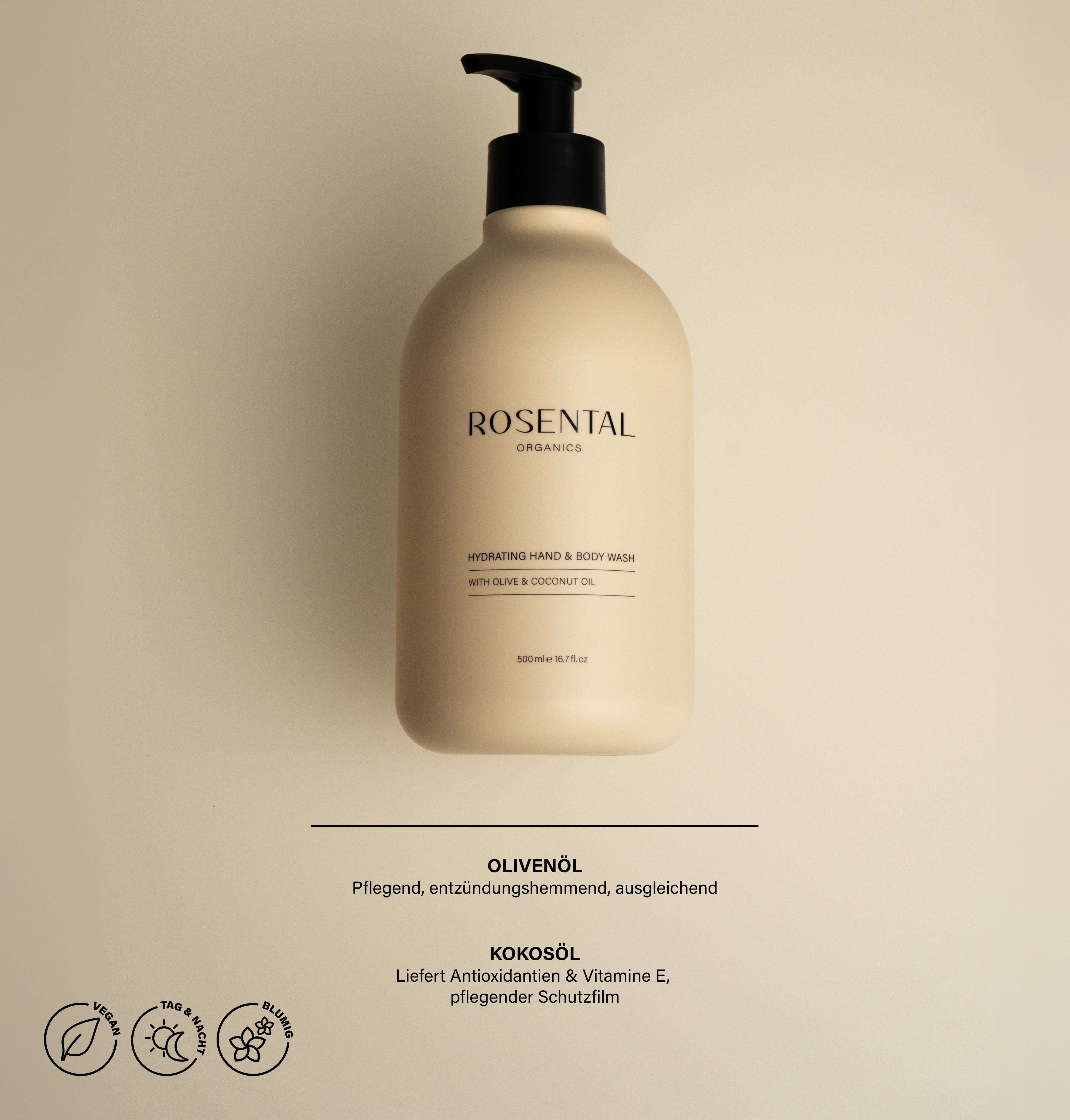 Hand & Body Wash | With Olive & Coconut Oil