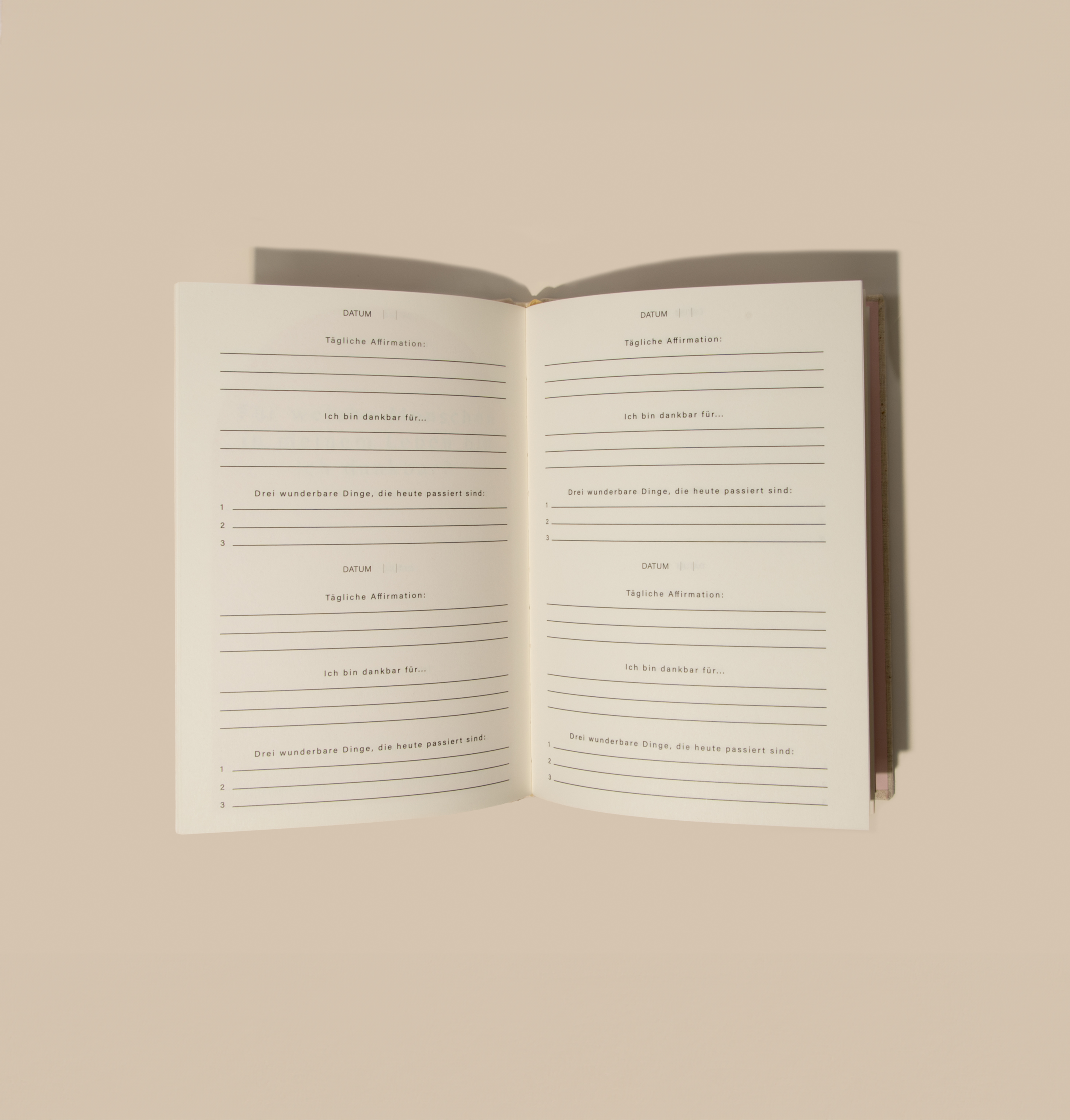 Dankbarkeits Journal