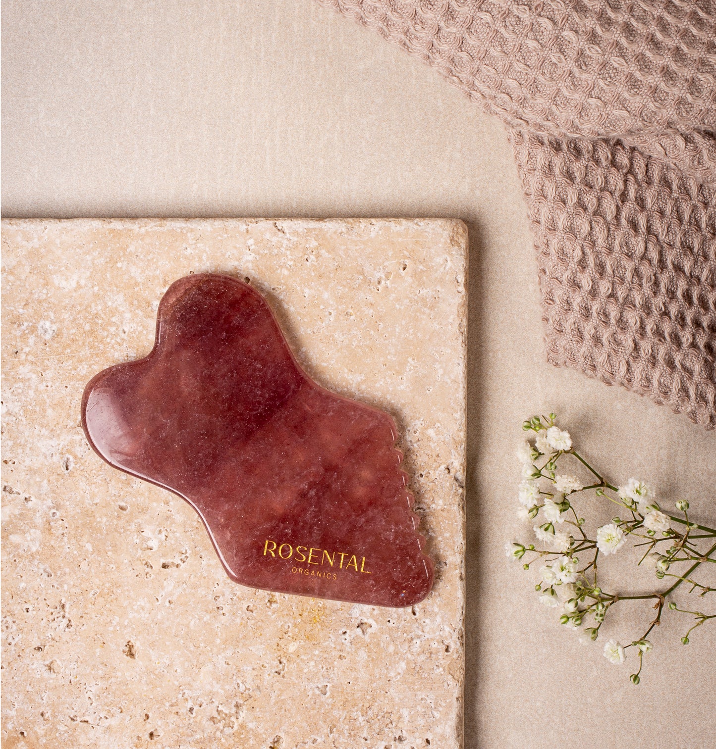 Sculpting Gua Sha | Strawberry Quartz