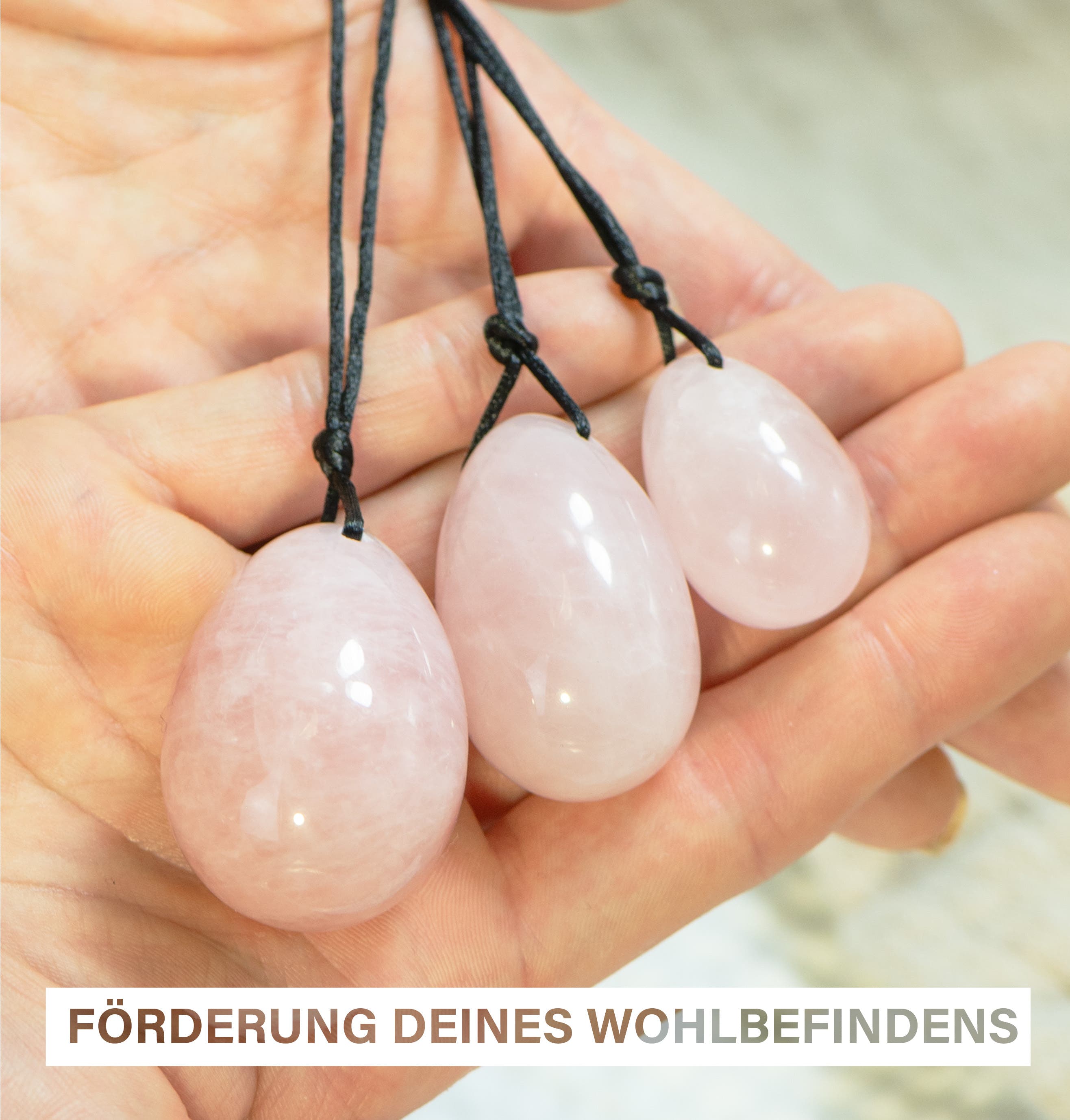 Yoni Egg | Set of 3 natural tools