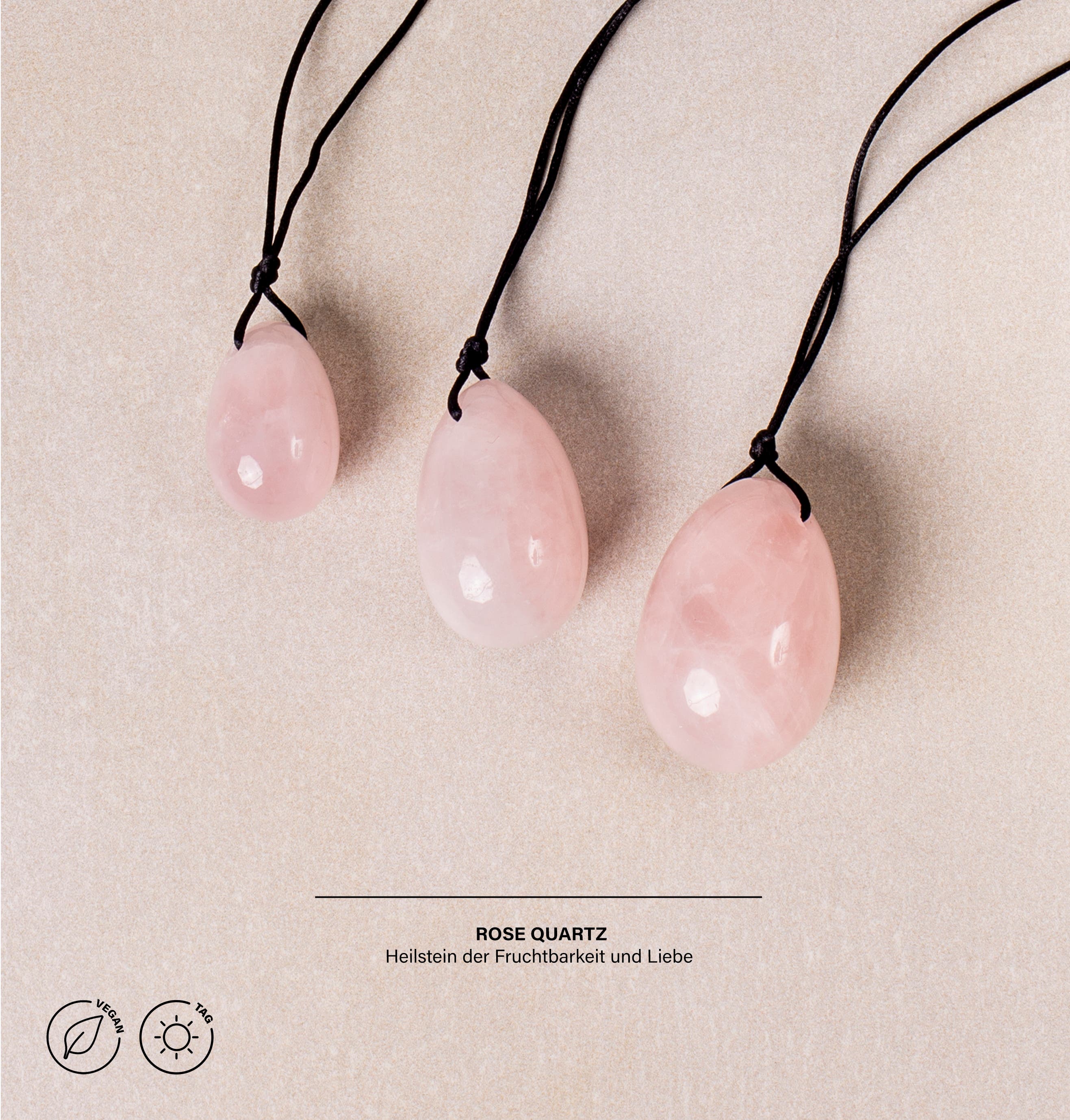 Yoni Egg | Set of 3 natural tools