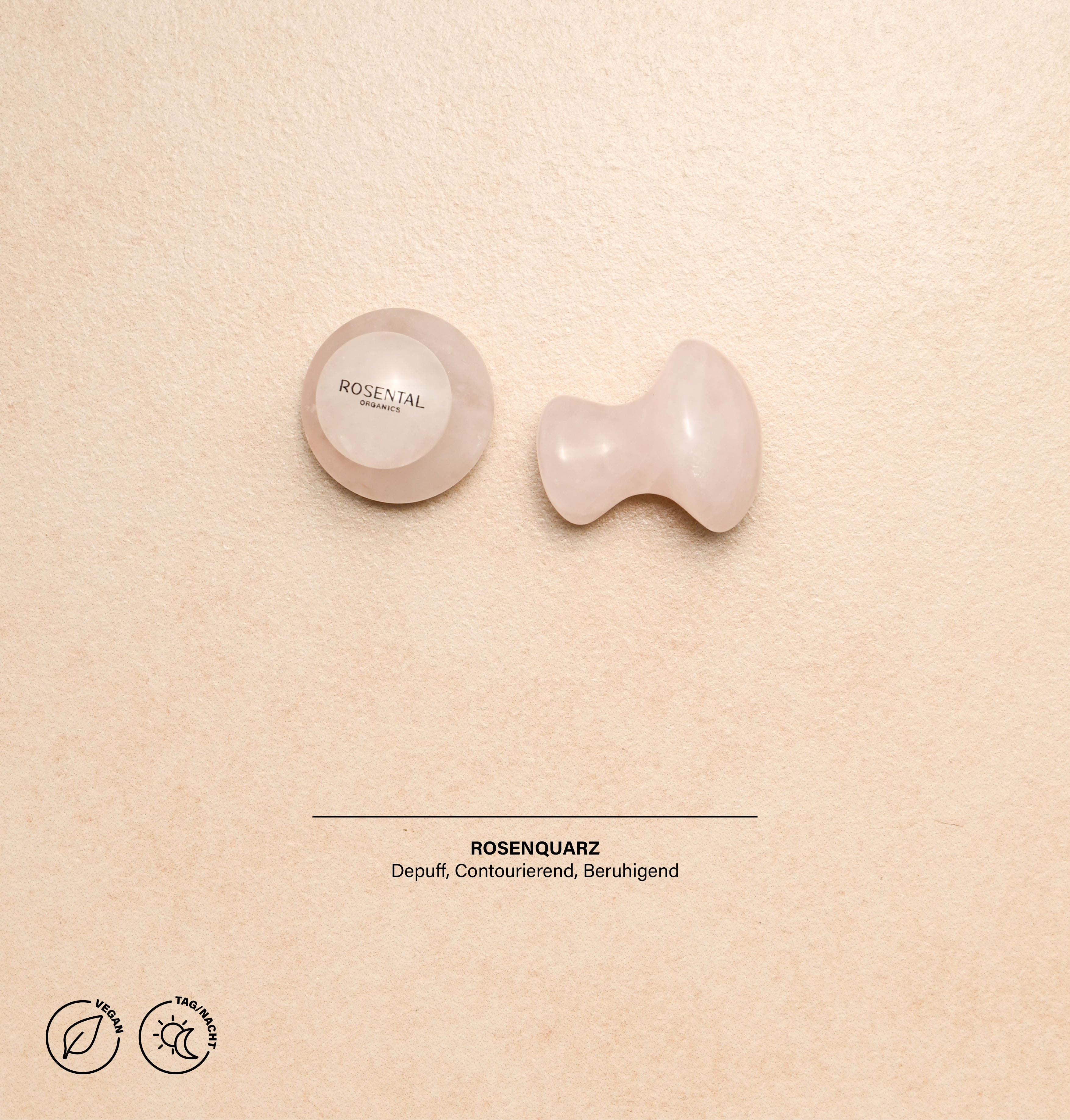 Eye Flowies Rose Quartz | Natural lifting tool