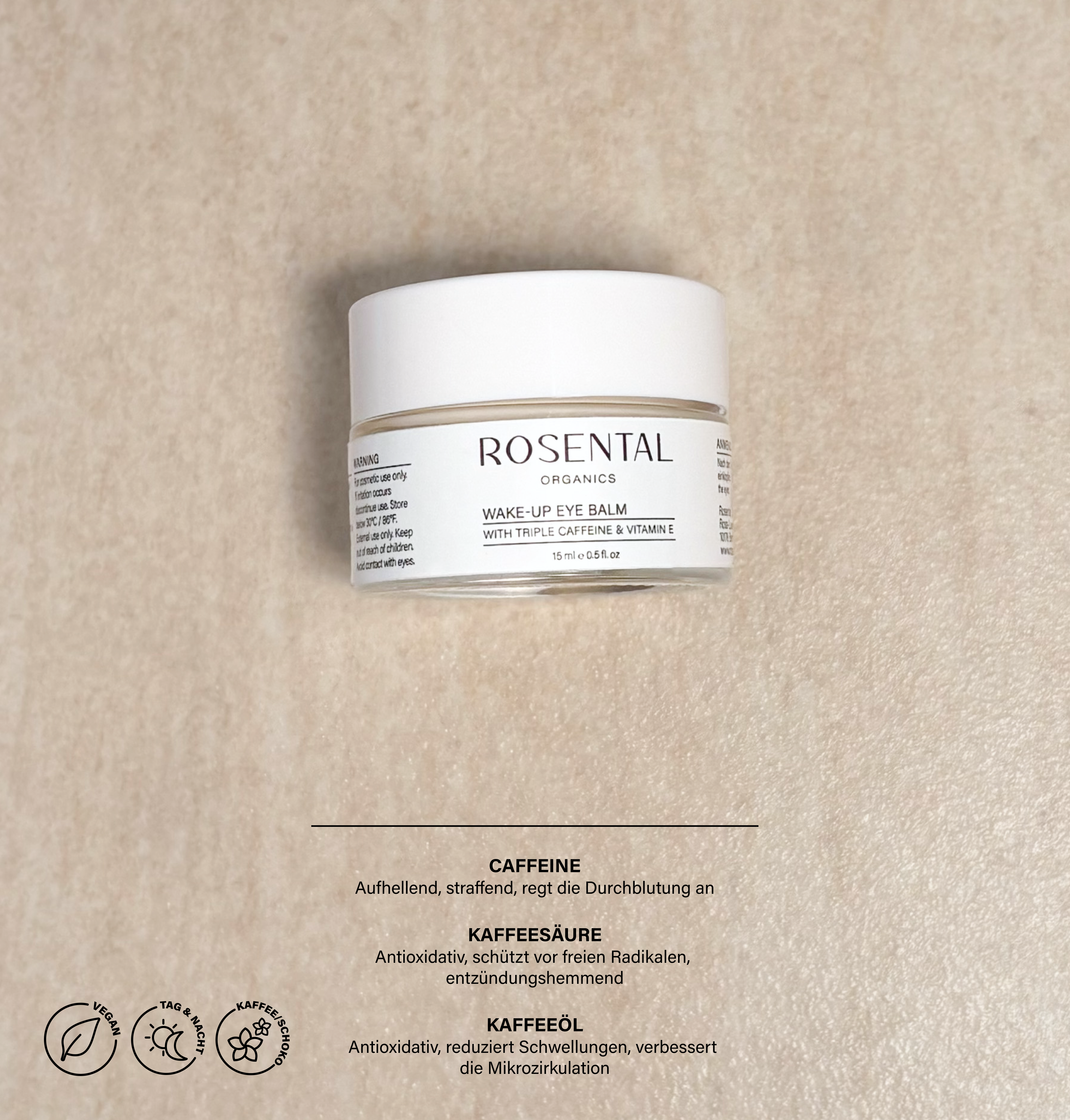 Wake-up Eye Balm | with Triple Caffein & Vitamin E