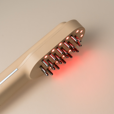 LED Hair Brush Advanced Beauty Tool | With EMS and Red Light