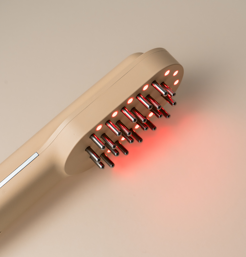 LED Hair Brush Advanced Beauty Tool | With EMS and Red Light