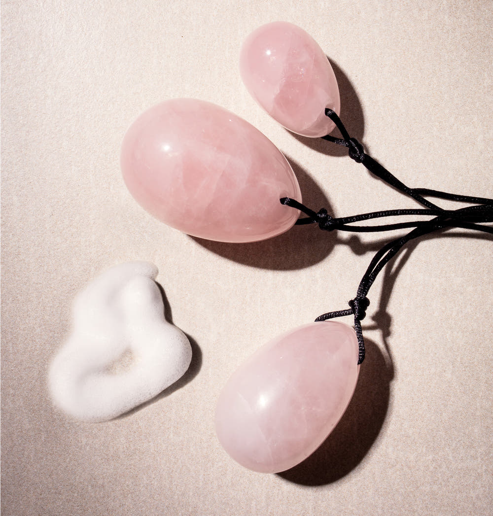 Yoni Egg 3er & Cleanse Set | Set of 3 Natural Tools