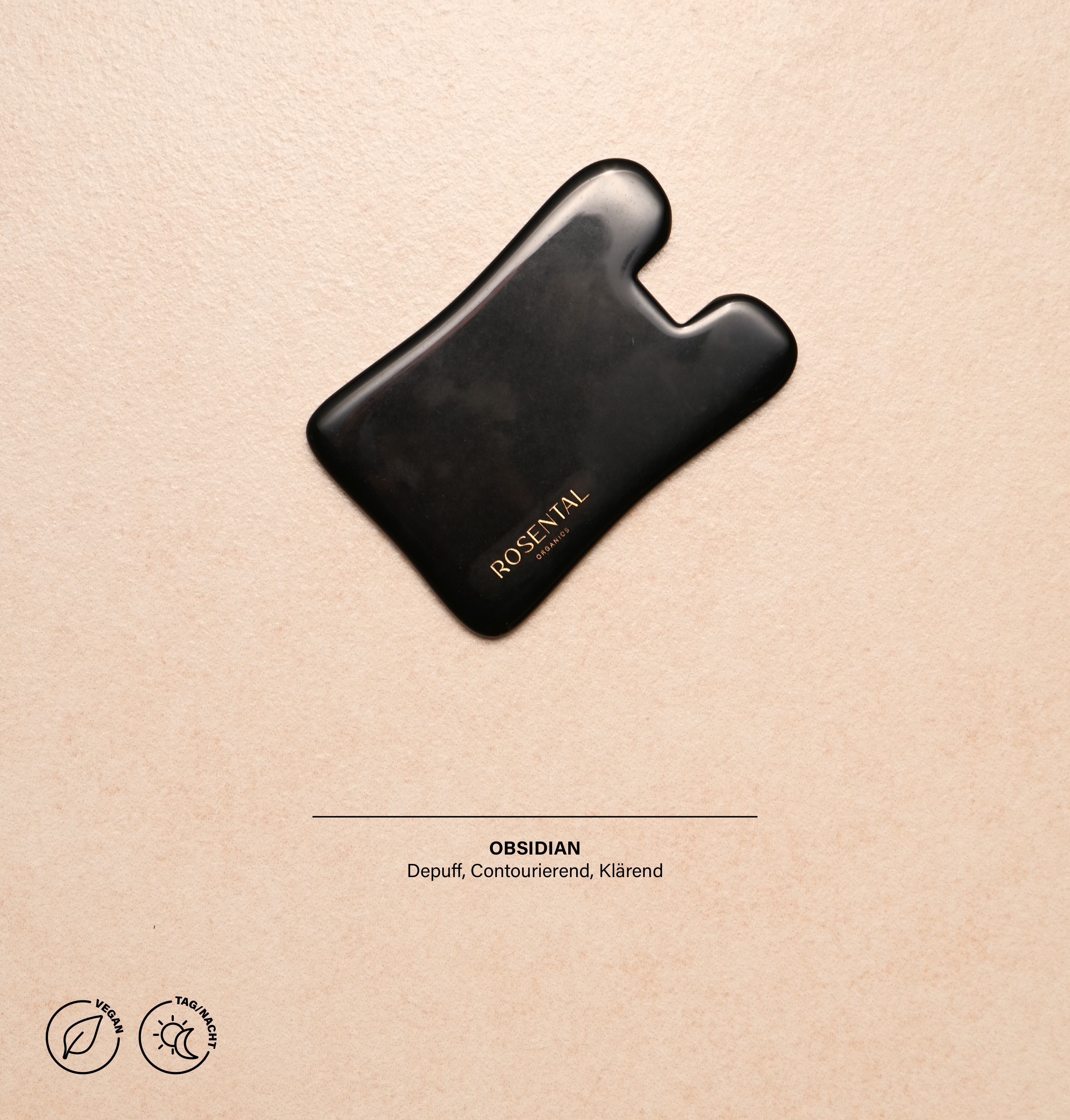 Obsidian Gua Sha | Natural beauty tool